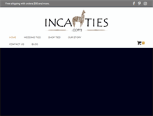 Tablet Screenshot of incaties.com